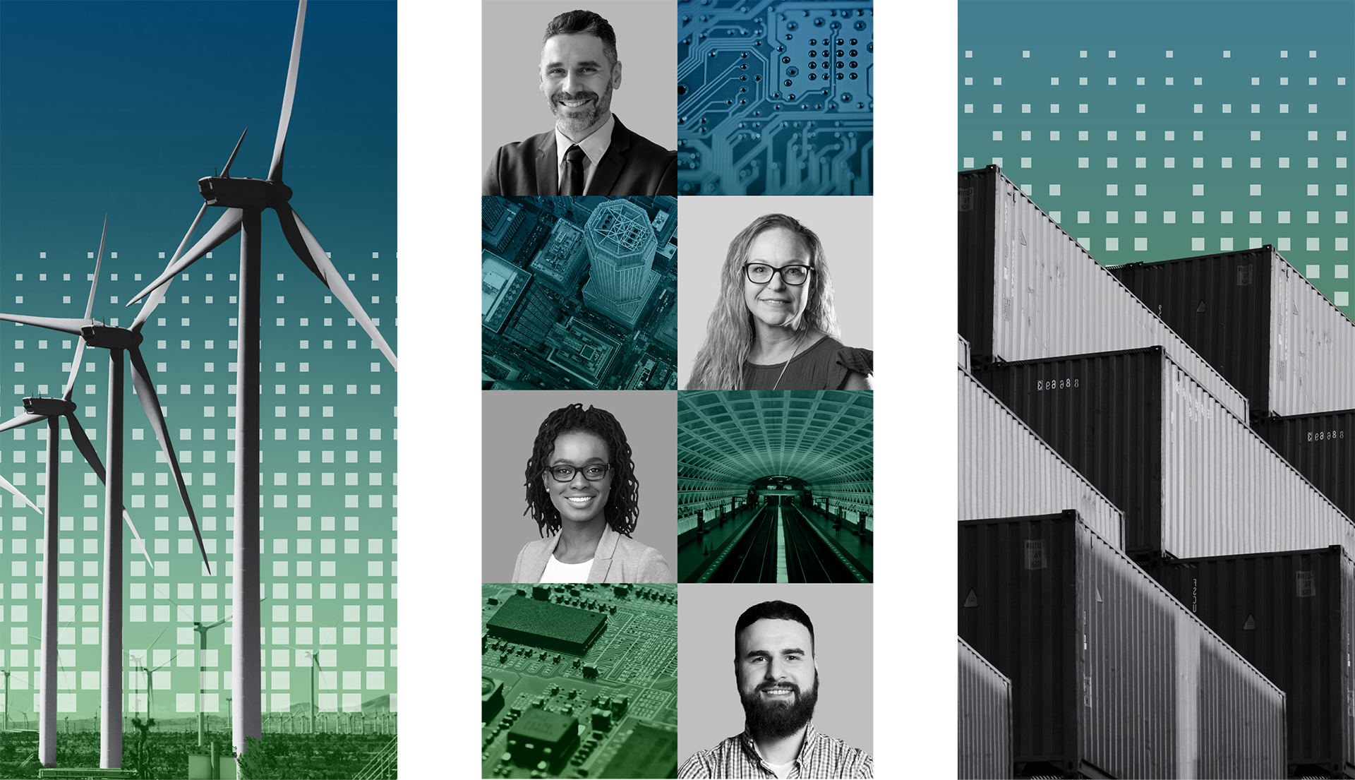 Three examples of brand imagery