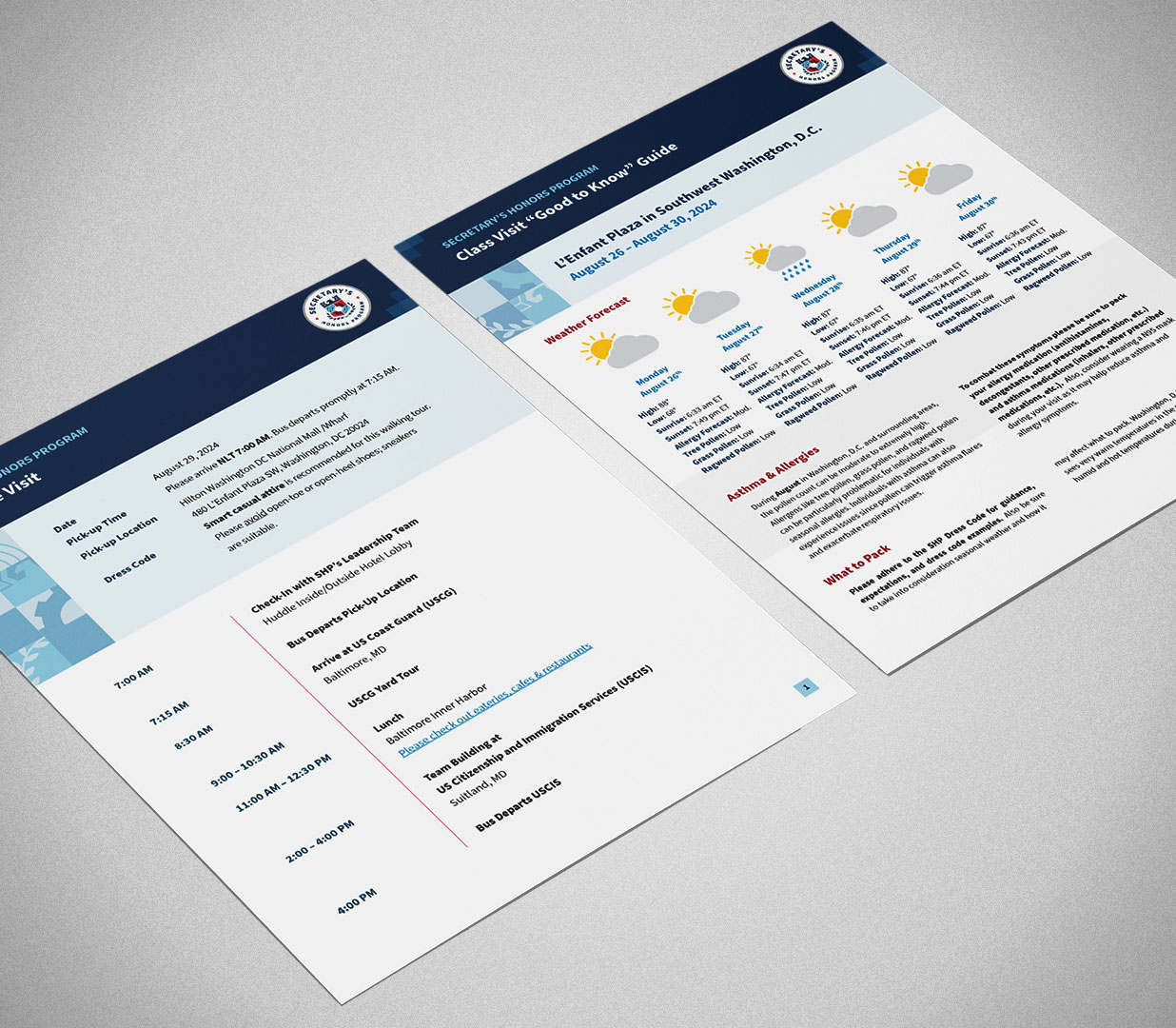 SHP document design