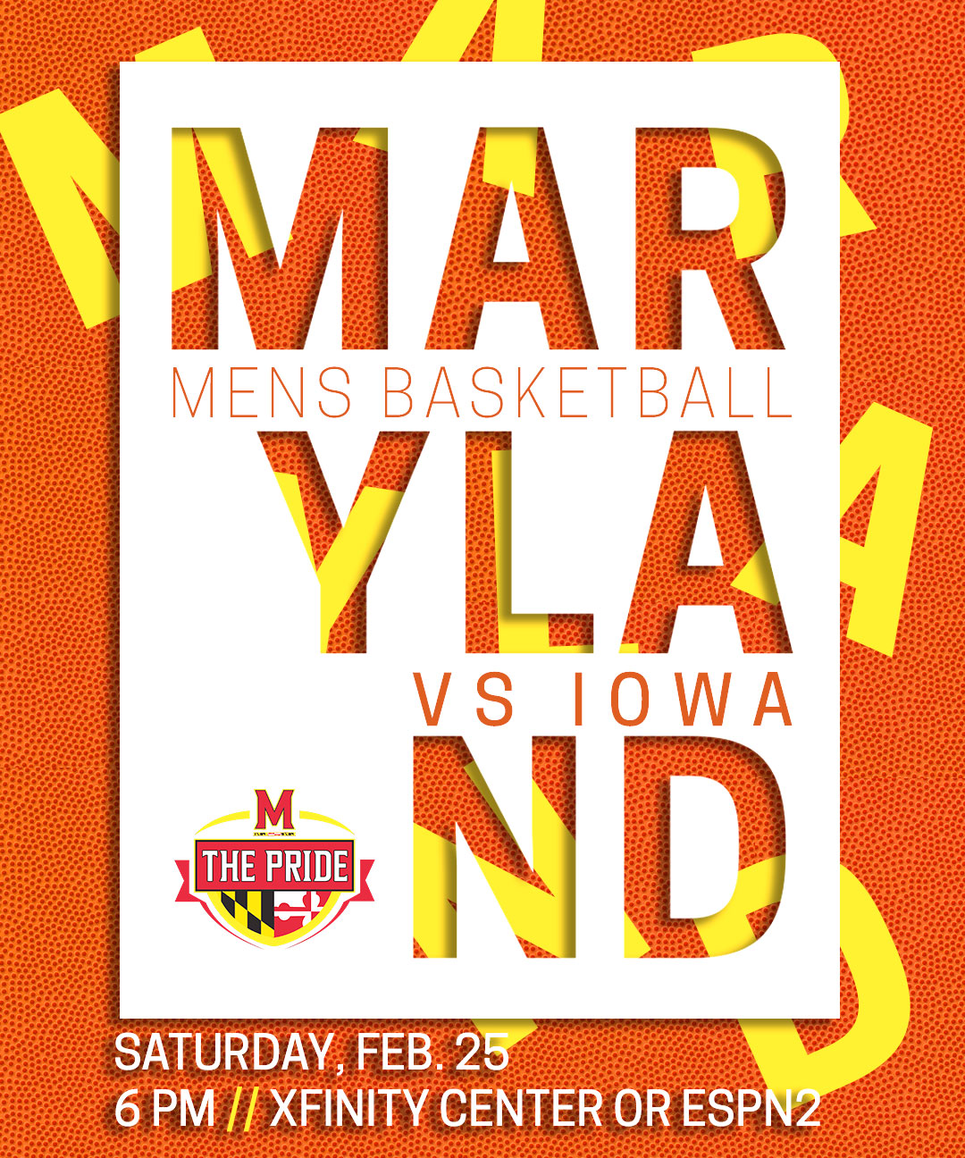 UMD vs Iowa type graphic